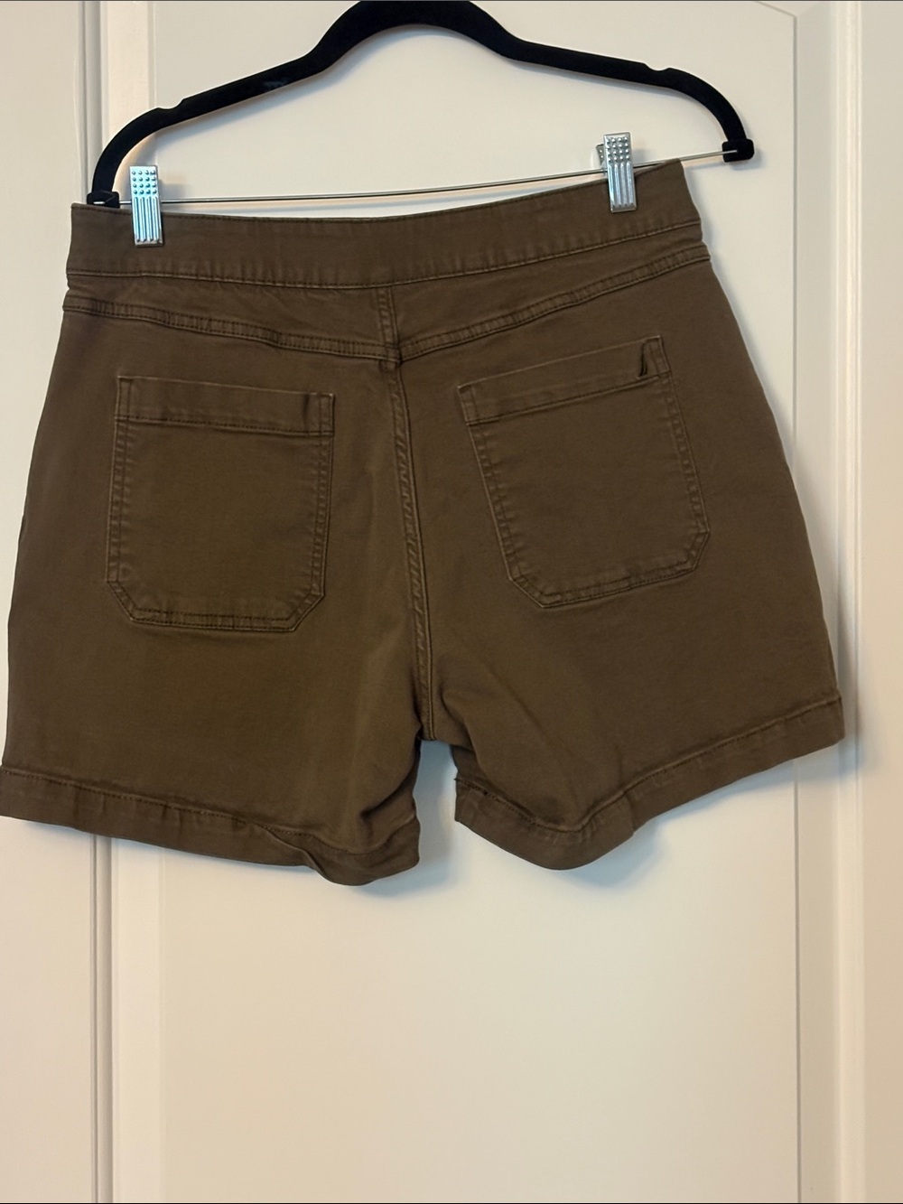 Nautica Olive Green Women's Everyday Utility Shorts - Picture 3 of 4